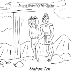 Stations of the Cross - Station 10